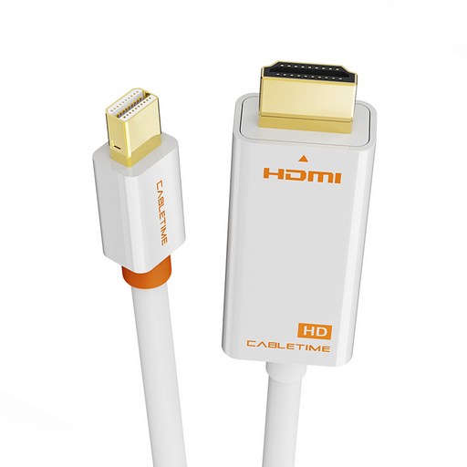 케이블타임 미니DP to HDMI 케이블, 1개, 1.8m