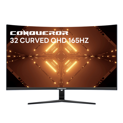 빅트랙 컨커러 QHD 1500R 165Hz 1ms 게이밍 모니터, 80cm, 32CM16501Q(일반)