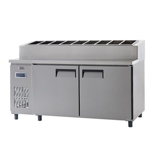 유니크 토핑 테이블 냉장고 627L 스텐 직냉식 UDS-18RPAR